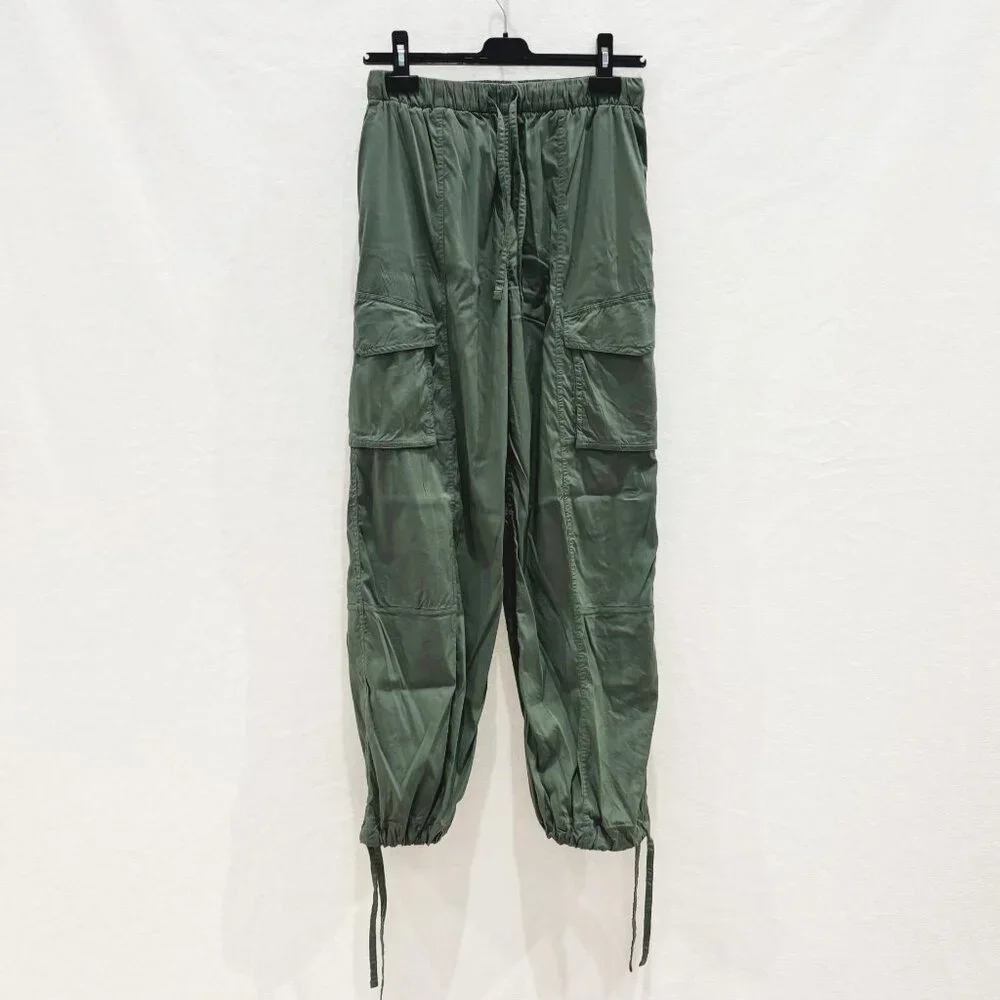 lululemon Grey Eucalyptus Lightweight Adjustable Mid-Rise Cargo Pant size XS - Picture 8 of 16